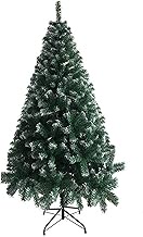 Redsun 6ft Artificial Christmas Tree,Spruce Hinged Xmas Tree with Folding Metal Stand,Reusable Christmas Tree for Indoor Outdoor Holiday Decoration Easy Assembly The New