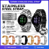 Garmin Stainless Steel Strap 22mm 20mm 18mm Watch Band For Garmin Vivoactive / Venu / Forerunner / V