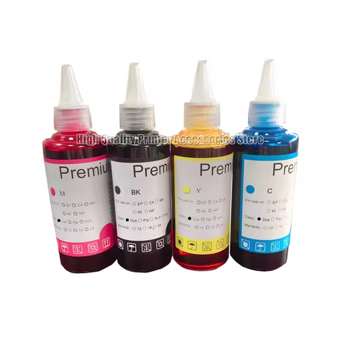Dye Ink For Epson L100 L110 L120 L132 L210 L310 L365 L380 L382 L486 L550 L800 L805 L1300 L1455 ET-25