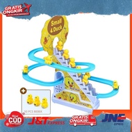 NEW TREND Children's Toys Jolly Penguin Jolly Track Racing Climbing Stairs Duck Toys Climbing Stairs