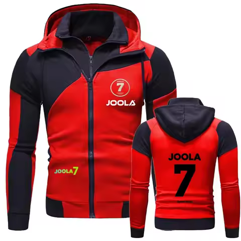 New JOOLA 7 Full Zipper Hoodie Fake Two piece One piece Clothes Wearing Two piece Feeling Badminton 