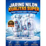 NET Nilon/ NET 90 Meters LONG D2 50/ 100 SHRIMP NET HOLE SIZE 13⁄4 inches And 11⁄2 inches