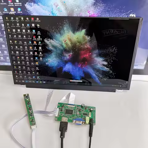 15.6 inch capacitive touch display module 1920X1080 for Linux/android /win7 8 10 Raspberry Pi3 plug 