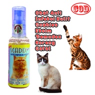 Scadix Cat Spray - Obat Jamur Kucing Ampuh Anti KutuInfeksi Kulit Scadix Cat 60 ml