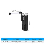 Top House Submersible Pump With Function Of Filter Circulation Oxygenation 3-In-1 Aquarium Filter Aq