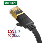 Ugreen Ethernet Cable RJ45 Cat7(สายแบน)Lan Cable UTP RJ 45 Network Cable for Cat6 Compatible Patch Cord for Modem Router Cable Ethernet