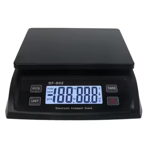 Digital Shipping Scale 66lb 0.1oz (30kg 1g) Postal Weight Scale with Hold and Tare Function Mail Pos