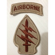 US MILITARY AIRBORNE SPECIAL FORCES EMBROIDERED jacket PATCH BADGE Military Store