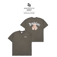 ADLV [acme de la vie] เสื้อยืด Oversize รุ่น Gold Chain Bear Doll Short Sleeve T-Shirt Cocoa Brown (