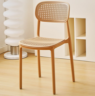 เก้าอี้พลาสติกหวายเทียม เก้าอี้รับประทานอาหาร รุ่น F 815