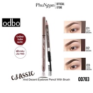 Odbo OD783 2-Headed Eyebrow Pencil Is Durable And Waterproof