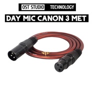 Dây Mic Canon 48V Hàng Loại 1 Chân Jack Cắm Bằng Đồng . Dây Mic Canon Dành CHo Mic K200 SM8B K320...