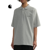 Carhartt's original men polo shirt solid color embroidery pure cotton loose couple POLO shirt baju p