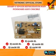 SJ-224M-SL SJ-284M-SL SJ-285M-SS SJ-286M-SS SHARP & TF2280 TF2322 SINGER MAIN PCB BOARD PETI SEJUK A