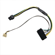90(30cm) 12" ATX Main 18AWG 24-Pin to 6-Pin PSU Power Supply Adapter Cable Replacement for HP Elite