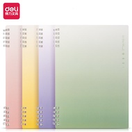 Deli Nusign Spiral Coil Notebook A5/B5 120 Pages Buku Nota Barang Sekolah Cute Planner Notepad Study