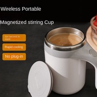 [Wireless Auto Stirring] Electric Rotary Cordless Coffee Mug Portable Magnetic Lazy Automatic Stirri