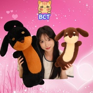 BCT Puppy Plush Toy Sausage Dog Plush Pillow Stuffed Toys for Kids Children's Day Gift Graduation Ex