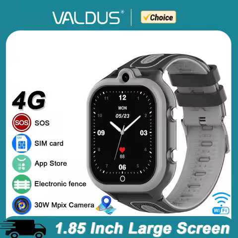 VALDUS DF91 Kids Smartwatch Wiith 8GB Memory App Store WIFI GPS SOS SIM Card Camera Video Call Child