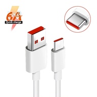 6A Cable Braided Type-C Cable 100cm Fast Charging Cable for Xiaomi 6A fast charging data cable