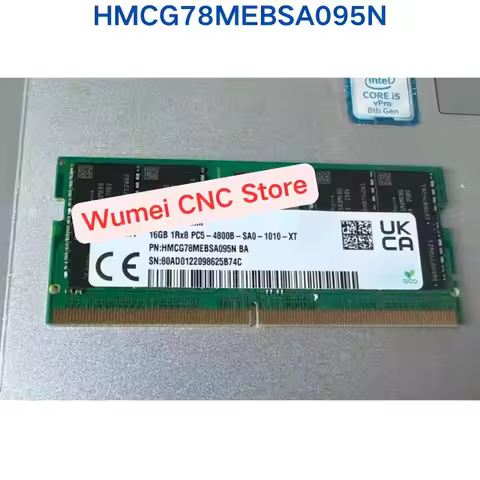 Second-hand test OK For SK Hynix Laptop Memory 16G DDR5 4800 1RX8 PC5-4800B 16GB HMCG78MEBSA095N