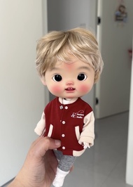 NJISD วิกผมตุ๊กตา BJD เทียมสำหรับ Blythe/Qbaby/Big Head Diandian Wig Mohair เครื่องประดับวิก RFLKS