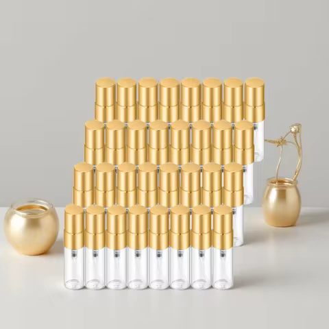 30/50/100pcs 2ml/3ml/5ml/10ml Glass Refillable Perfume Bottle Empty Spray Bottle Atomizer Perfume Bo