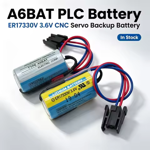 1 Pack ER17330V A6BAT MR-BAT 3.6V PLC Machine Battery Pack
