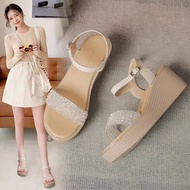Women's Elevated Wedge Sandals - Comfortable Summer Shoes 2025