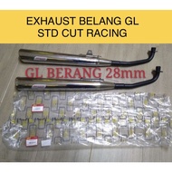 EX5 EXHAUST MUFFLER EKZOS RACING STANDARD CUT BELANG GL FOR EX5 DREAM EX5 HIGH POWER WAVE100 WAVE100