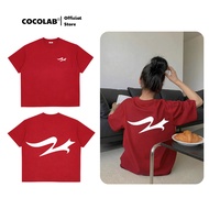 OVS COCOLAB Signature Stroke Tee – Unisex/High Back Logo Printed T-Shirt