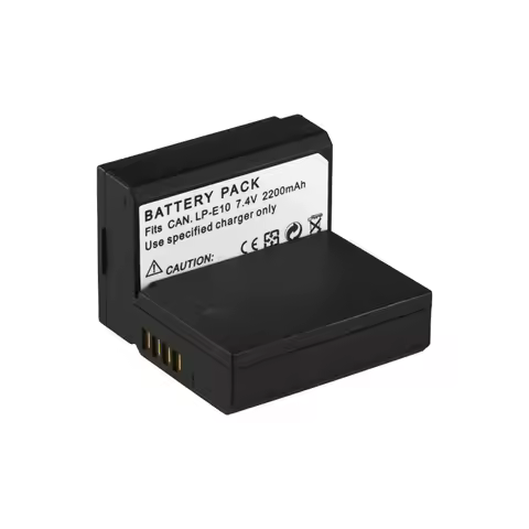 LP-E10 7.4V 2200mAh Li-ion Battery for Canon EOS 1100D 1200D 1300D 1500D Camera