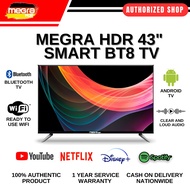 MegraHDR 43 inches Smart Bluetooth TV Full HD