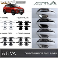 AMAZING PERODUA ATIVA CAR DOOR HANDLE BOWL COVER SPORTIVO DESIGN HANDLE INNER BOWL PROTECTOR EXTERIO