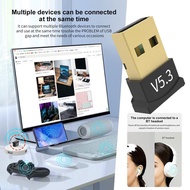 1/2/bluetooth Adapter For Usb Bluetooth 5.3 Bluetooth Receiver Speaker Mouse Wireless P4p1