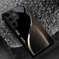 Business Style (08) design Phone Case Glass for Samsung Galaxy S20 S21 S22 S23 S24 S25 Ultra Plus S2