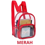 AKHTARBAG HOTSALE 12-12 [TAS KONSER] RANSEL WANITA PVC MIKA PLASTIK - TAS KONSER PANGGUNG KPOP/BTS/S