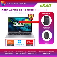 Acer Aspire Go 15 AG15-41P-R6R5 15.6" FHD  Pure Silver(R5-7535HS, 16GB, 512GB SSD, ATI, W11P, HS)