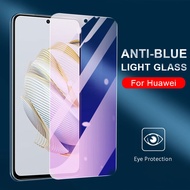 ป้องกันแสงสีฟ้าสีม่วงเรย์กระจกนิรภัยสำหรับ For Huawei P40 P30 P20 Lite Nova 11 11i 10 9 8i 7i 7 SE 5T 3i Y90 Y70 Honor 8X Y9a Y7a Y7 Pro Y9 Prime 2019 Y8P Y7P Y6P Y5P Y9s Y6s ป้องกันหน้าจอ