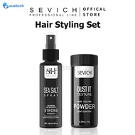 Sevich Sea Salt Spray For Men Beach Waves Spray Powder Set Hair Texturizer 100ml Heatless Volume Hai