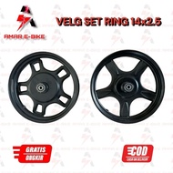 Rim Set 14 x 2.50 Electric Bike Electric Scooter Electric Motorcycle