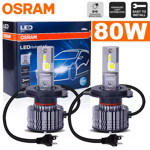 OSRAM LED H4 H7 H11 HIR2 HB3 LEDriving CF Series Car Headlight 80W Bright H1 H8 H16 9005 9006 HB4 90
