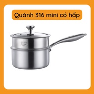 316 stainless steel bowl with premium steamer