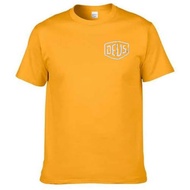 Deus machine costum T-Shirt deus T-Shirt deus distro Yellow mustard