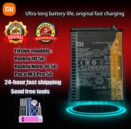 Xiaomi Battery Orginal For Xiaomi Poco M3 Pro 5G Redmi 10 5G Redmi Note 10 5G Replacement Batteries+