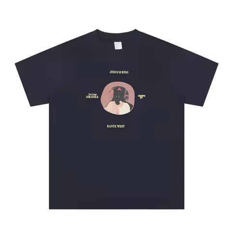 Cpfm Jesus Is King Kanye West New Songs T Shirt Men Women American Streetwear Loose Los Angeles T-sh