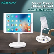 Nillkin 2 In 1โทรศัพท์มือถือขาตั้งมุมโต๊ะปรับระดับได้ที่วางโทรศัพท์Multifunctional Bracketตัวยึดกระจกสามารถรองรับวงเล็บสไตล์สีขาวขนาดเล็กที่ถือIpad
