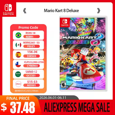 Nintendo Switch Game Deals Mario Kart 8 Deluxe Support 13 Languages TV Tabletop Handheld for Switch 