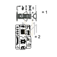 Tamiya 95239 CARBON REINFORCED SFM CHASSIS PACKAGE 3