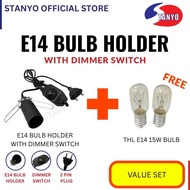 E14 BULB HOLDER WITH DIMMER SWITCH/ E14 BULB FOR FILAMENT BULB
